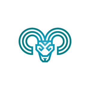 Ram Logo Goat Head Logo