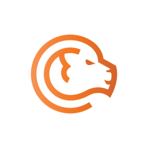 Circle Lion Logo Lion Head Logo Design