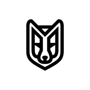 Wolf Head Logo Black Wolf Logo Design