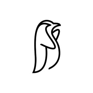 Cute Penguin Logo
