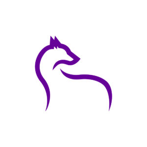 Purple Wolf Logo Wolfpack Logo