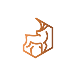 Emblem Deer Logo Stag Buck Logo