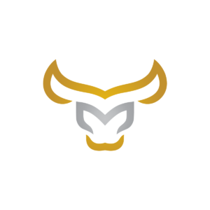 Bull Head Logo Golden Bull Logo
