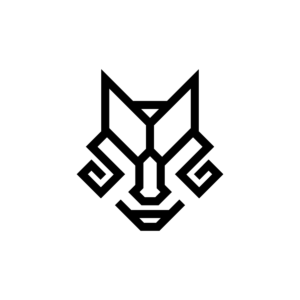 Wolf Head Logo Black Wolf Logo