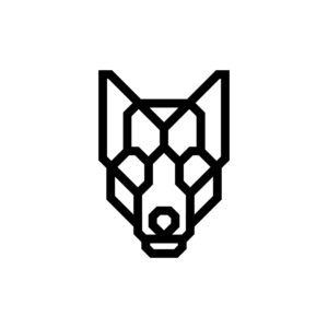 Wolf Head Logo Black Wolf Logo