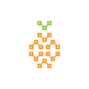 Modern Pineapple Logo