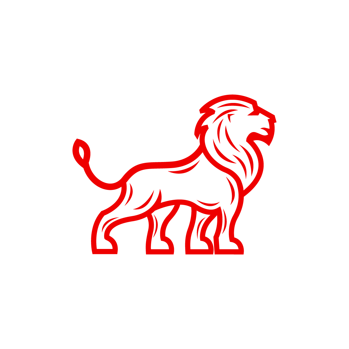 red lion animal