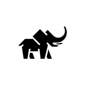 The Black Elephant Logo