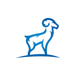 Cool Mountain Goat Logo Goat Logo Design
