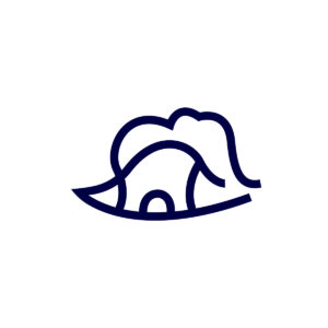 Playing Blue Elephant Logo