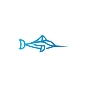 Swimming Marlin Logo