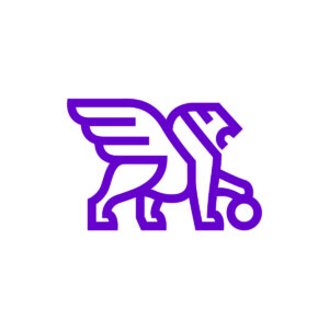Purple Lion Logo Lion King Logo