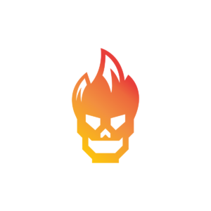 Hot Skull Logo