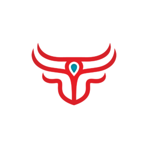 Red Luxury Bull Logo