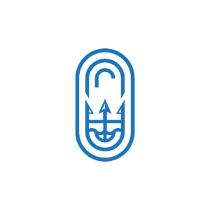 Security Blue Trident Logo