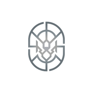 Silver Shield Lion Logo
