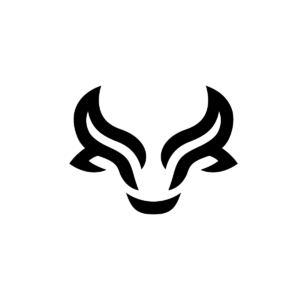 Black Bull Logo Bull Head Logo
