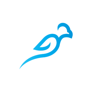 Simple Eagle Logo Blue Eagle Logo