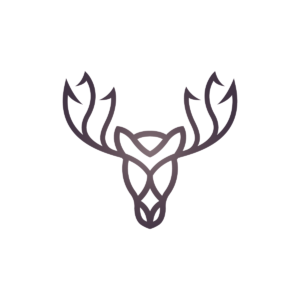 Moose Head Logo Elk Logo