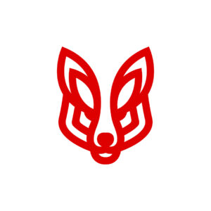 Wolf Head Logo Red Wolf Logo