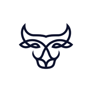 Bull Head Logo Simple Bull Logo