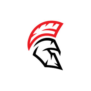 Spartan Helmet Warrior Logo