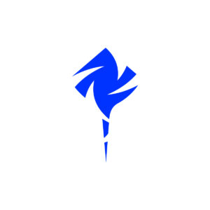 Stylized Blue Stingray Logo