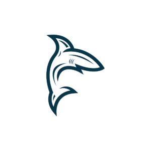 Swimming Shark Logo