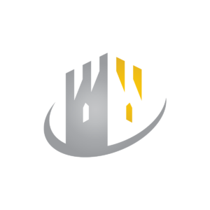 Swoosh Fortress Logo Tower Logo Castle Logo