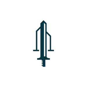 Sword Buildings Logo Buildings Sword Logo