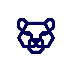 Tiger Head Logo Blue Tiger Logo