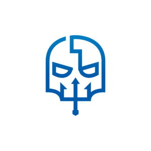 Triple Spear Skull Logo