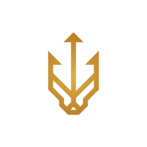 Triple Spear Wolf Logo