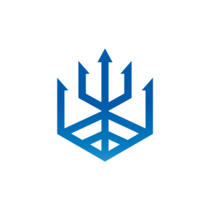 Poseidon Trident Logo
