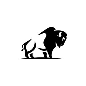 Bison Logo Wild American Buffalo Logo
