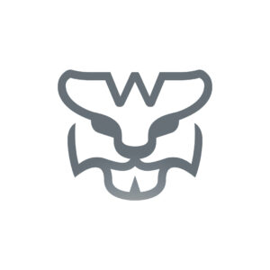 Wild Grey Tiger Logo Tiger Head Logo