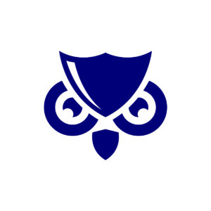 Blue Security Owl Logo