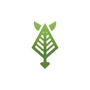 Green Leaf Zebra Logo