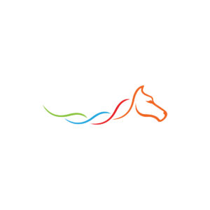 Medical Research Horse Logo Genetics Horse Logo
