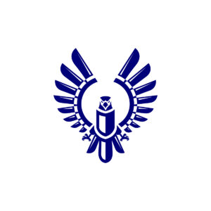 Amazing Blue Eagle Logo