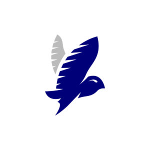 Grey Blue Owl Logo