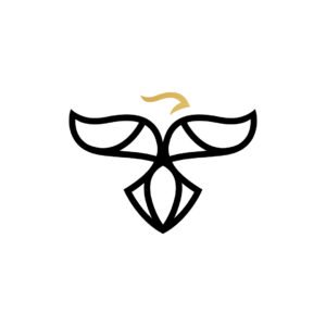 Golden Head Phoenix Logo