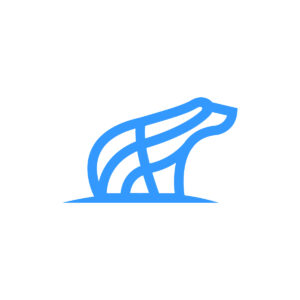 Simple Arctic Bear Logo Polar Bear Logo