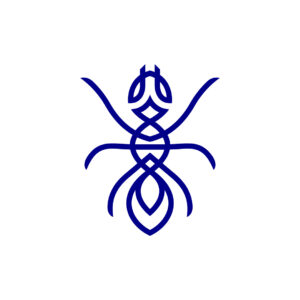 Blue Warrior Ant Logo