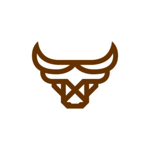 Brown Bull Logo Bull Head Logo