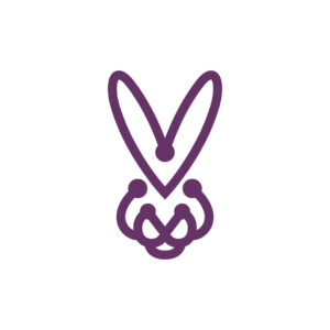Cute Rabbit Logo