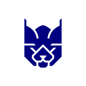 Modern Blue Lynx Logo