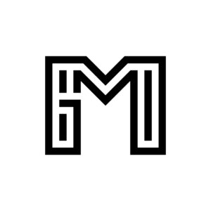 Letters GM Logo MG Logo