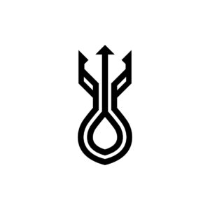 Mark Black Trident Logo Poseidon Logo