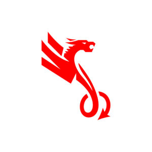 Red Bad Dragon Logo